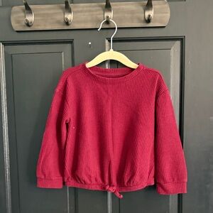 Cat & Jack Burgundy Long Sleeve Sweater